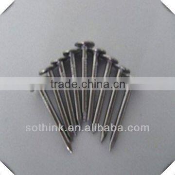 Galvanized flat head roofing nail