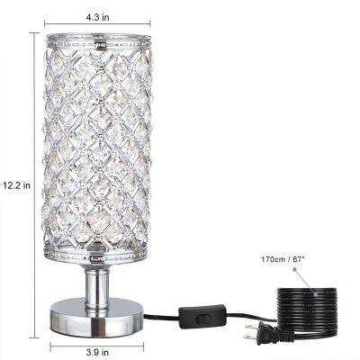 Modern Creative Art Decorative Crystal Table Lamp Restaurant Living Room Bedroom Bedside Table Lamp