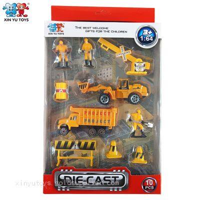 XINYU Diecast Toys Play Set Fire Rescue Airport 1:64 Scale Car Truck Metal Cars photo-4