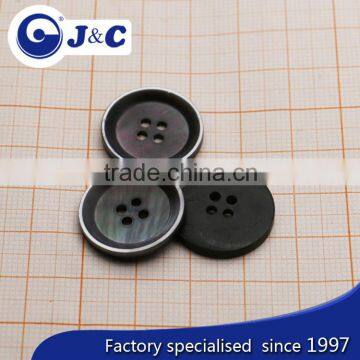 32L Big Black Mother of Pearl Shell Buttons for Coat