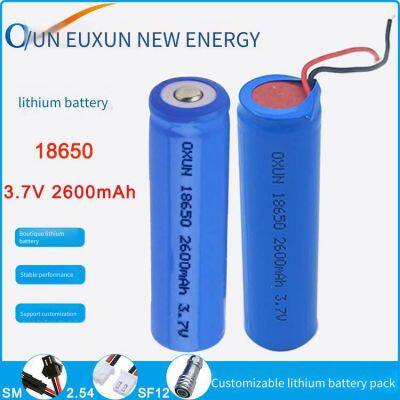 Oxun Lithium Battery Icr18650 Lithium-ion Battery, 3.7v, 2600mah, for Consumer Electronics