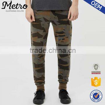 OEM Wholesale Mens Faded Camo Jogger Pants