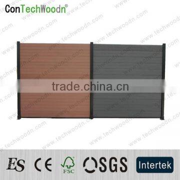 Fencing material which is wood and plastic composite