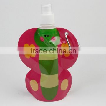 2015 Newly BPA Free foldable water bottles, Mlife manufactured lovely collapsible water bottles