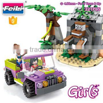 COGO 2016 new blocks construction plastic building blocks for girl creative bricks toys