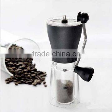 The latest coffee grinder manual hand Slim Ceramic Burr Coffee Grinder hand crank coffee grinder coffee mill