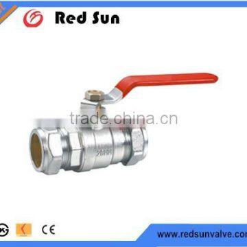 taizhou supplier HR2060 compession type brass water ball valve