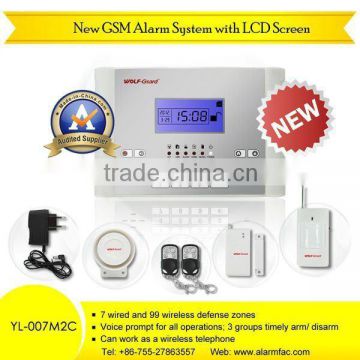 hot sale latest GSM Alarm System gsm telephone dialer YL-007M2C