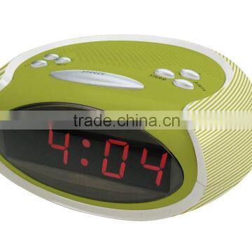 Cheap Item Oval Shape AM FM PLL Alarm Clock Radio photo-2
