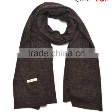 Fashion Trend All-match Autumn Winter Warm Soft Acrylic Baby Kids Boys Girls Solid Plain Scarf photo-6