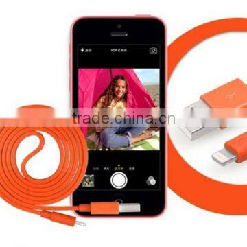 Flat Round MFI Certificated Wholesale USB Charger Cable for IOS photo-4