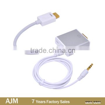 A-alloy hdmi to vga splitter cable with audio for computer