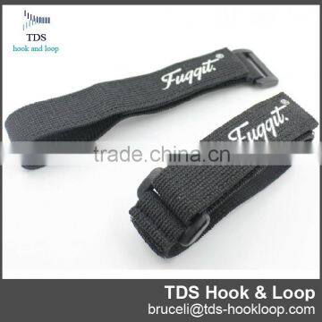 adjustable 1 inch/2 inch stretch hook and loop strap