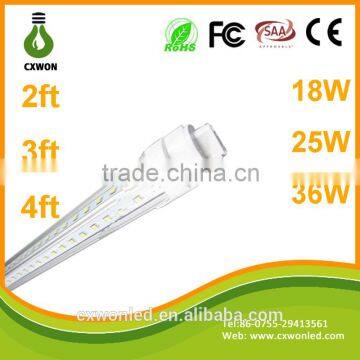 2015 Double Sides v Shap Tube8 Ac85-265v 2/3/4/5/6/8ft Led t8 Tube Smd2835 Ra>70 2400mm 8 Feet Led With hq R17d photo-3