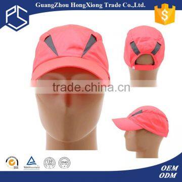 Alibaba Trade Assurance cheap custom high quality light running man red caps