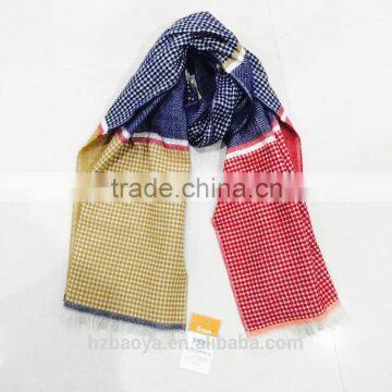 Factory new design 100% Acrylic jacquard scarf