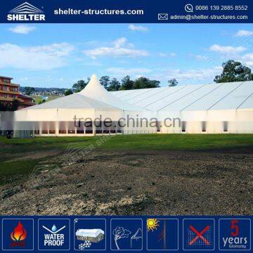 Newest arrival maximum wind loading 100km/h(0.5kn/sqm) luxe / luxurious / luxury 100 people gazebo wedding party tents morocco