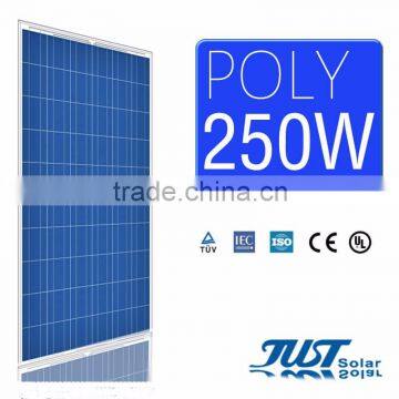 polycrystalline 250w sunpower solar panel flexible solar panel with CE Tuv