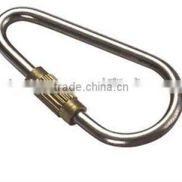 Steel Electric Galvanized Pear Shaped Quick Link produced carabiner rigging hardware manufacturer