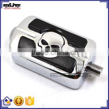 BJ-FP216-053 Chrome Billet Aluminum Skull Motorbike Shifter Shift Peg For Harley Davidson