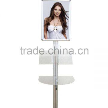 Aluminum-alloy arcylic brochure holder