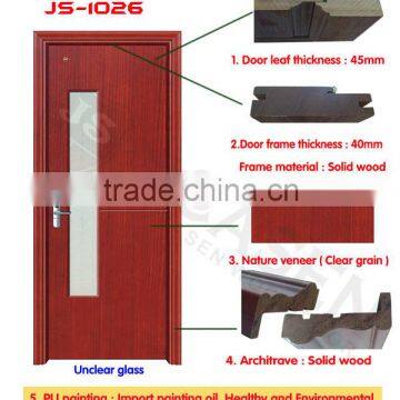 Wooden Shower Door Fiberglass Entry Doors photo-3