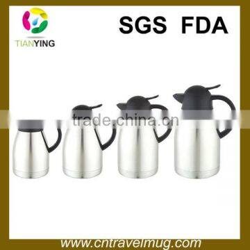 personalized hot stainless steel thermo coffee pots with plastic handle