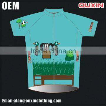 OEM China factory sublimaiton fabric for cycling jersey