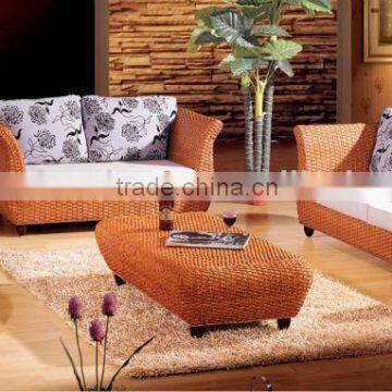 Comfortable small rattan sofa set