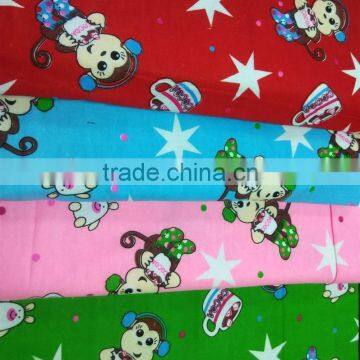 cotton flannel 20*10 40*42 150gsm 110Cm in animal cartoon