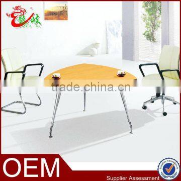 chic yellow triangle meeting table M683