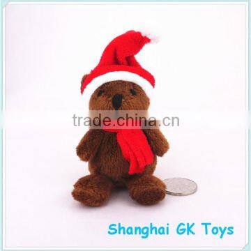 10cm Cute Teddy bear Christmas Keychain