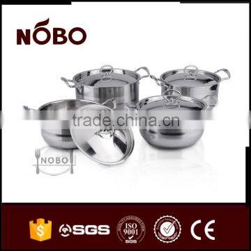 8pcs Set Induction Stainless Steel German Cookware