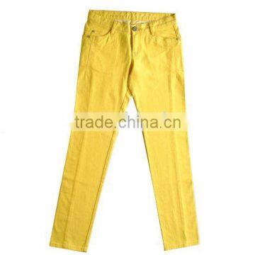 Lady's colour jeans