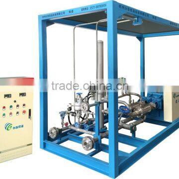 High pressure LNG filling pump skid for fuel gas station