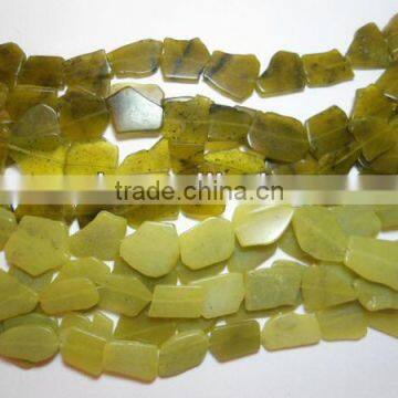 High quality korea jade nugget jewelry beads