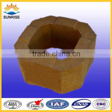 Chimney checker block magnesia bricks for upper layer of regenerator checker