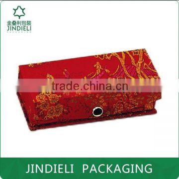 red cloth packaging box for perfume