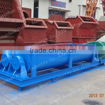 double shaft fine roller stand mixer for clay brick manufacturing line