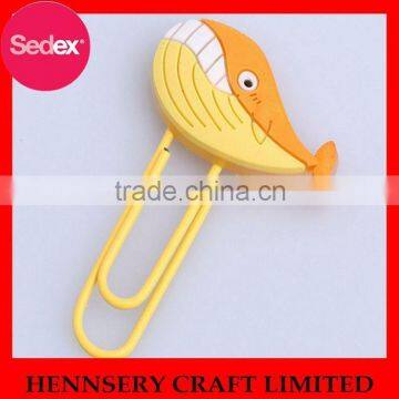 high quanlity soft rubber custom shaped paper clip