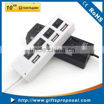 Portable 4 Ports USB 2.0 USB HUB 3.0 For Card Reader/USB Mouse/Keyboard/U Disk
