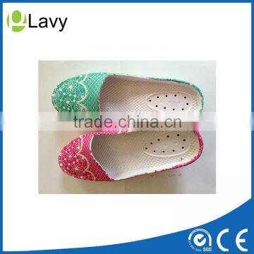 3D vacuum heat transfer film for footwear