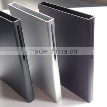 2015 new anodized extruded small aluminum box with cnc processing