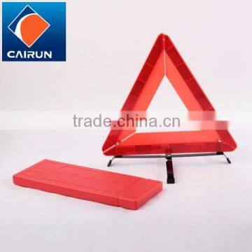 portable traffic warning triangle