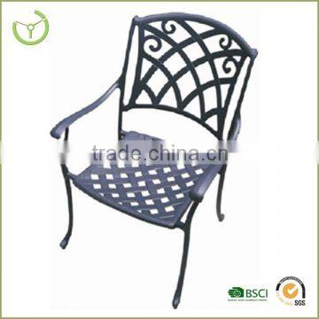 China top selling outdoor furniture garden chair/cast aluminum garden chair