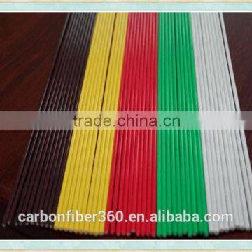 factory price 3mm 6mm 10mm fiberglass rods, colorful solid fiberglass rods