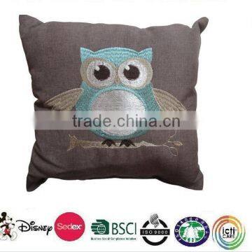 cushion owl/owl cushion/Unique owl pillow cover for sale