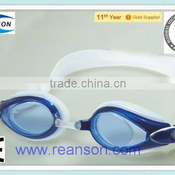 Unisex Silicone Swimming Goggles with Automatic Buckle