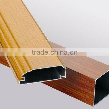 Aluminum Extruded Profiles (wooden grain)