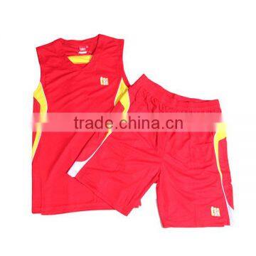 Cool max fabric basketball uniform